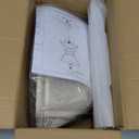 Hand Woven Boho Pendant Light Coastal Mini Modern Chandelier Adjustable Transitional Minimalist Pendant Lighting Fixtures for Kitchen Island Dining Room, White, Dia 12.2, UL Listed