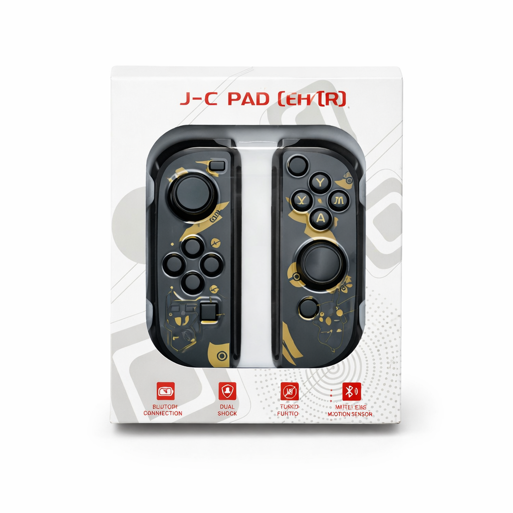 Nintendo Switch Joy-Con Pikachu Clear Black Pokemon Gaming Joy-Con