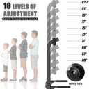 soges Power Tower Pull Up Bar Station, Free Standing Pull Up Rack Dip Station for Home Gym, Height Adjustable Home Strength Training Fitness Workout Equipment