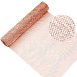Therwen 36 Inch X 35 ft Copper Mesh Screen 99.9% Pure Copper 40 Mesh Roll
