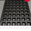 Teenyyou 1 Pcs Mini Brownie Bites Pan with Dividers Small Baking Pans 48 Cavity Mini Square Muffin Pan Nonstick Heavy Duty Carbon Steel Cupcake Tool for Christmas Birthday Gift Wedding Party