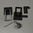 Sdstone Double Side Gate Latch, Heavy Duty Gate Latches,Black Gate Latch for Outdoor Fence, Wooden Gates, Pool Gate, Backyard, Garden