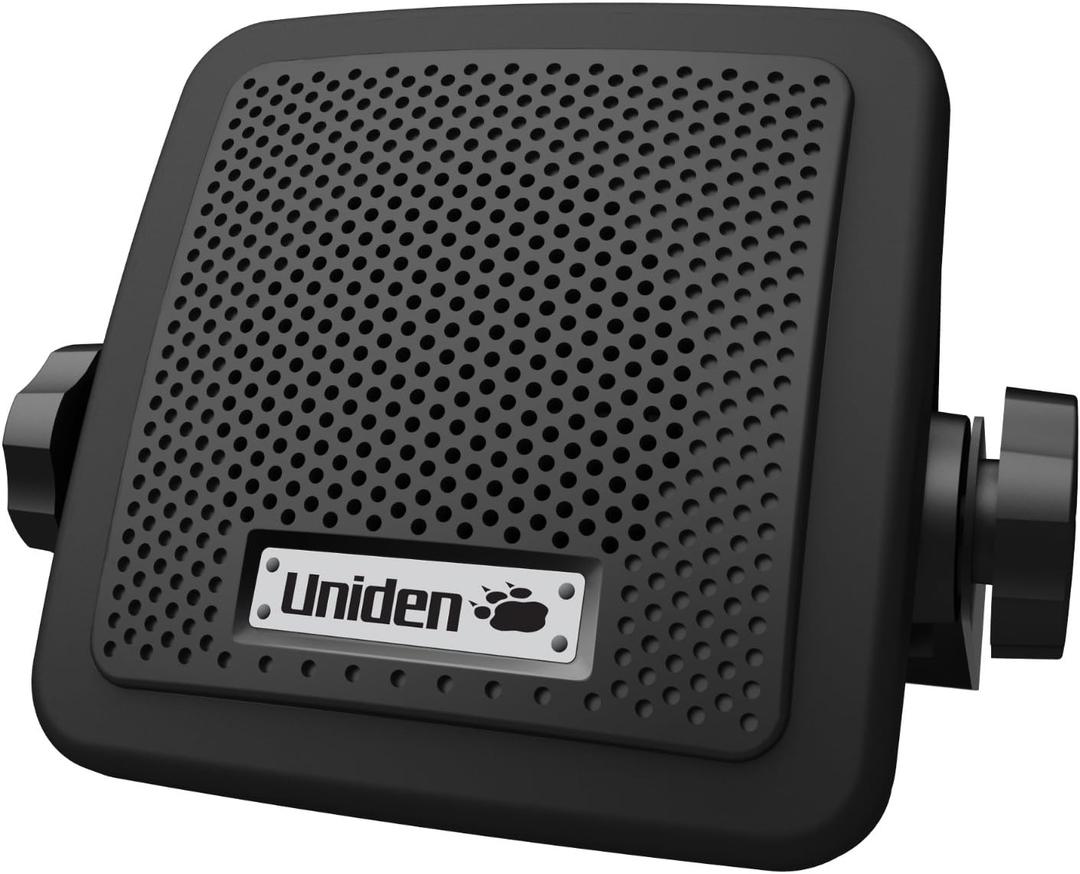 Uniden (BC7) Bearcat 7-Watt External Communications Speaker. Durable Rugged Design, Perfect for Amplifying Uniden Scanners, CB Radios, and Other Communications Receivers., Black