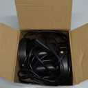 Tuanse 2 Pcs Polished Metal Desktop Lamp Base E26 E27 Screw Light Bulb Holder Sockets Night Light Base Lamp Replacement for Holding Bulb 6 Feet Cord on Off Switch Plug(Black)