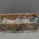 Wicker Storage Baskets with Handle Water Hyacinth Basket for Organizing Decorative Storage Bins for Countertop Toilet Tank Boho Rectangular Home Organizer (Natural, 14.5" x 5.5" x 4.1")