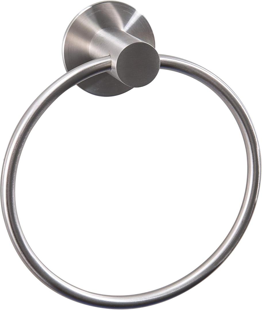 GERUIKE Adhesive Towel Ring Wall Mount Hand Towel Ring Self Adhesive Towel Hanger Stainless Steel Rustproof Brushed Nickel