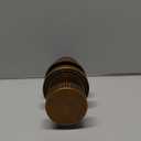 Asidrama 1 Pack Antique Brass Privacy Door Knobs with Lock, Vintage Door Handles with Antique Brass Door Knobs Interior for Bedroom or Bathroom, Heavy Duty Door Lever for Left Right Sided Doors