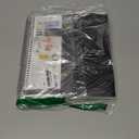 Five Star Spiral Notebook + Study App, 5 Subject, College Ruled Paper, 8-1/2" x 11", 200 Sheets, Fights Ink Bleed, Water Resistant Cover, Black (72081)