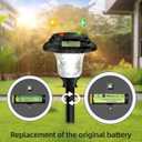 AA 1.2V Ni-MH Rechargeable Battery, Double A 900mAh 1.2V Rechargeable Battery Pre-Charged, High Capacity for Garden Landscaping Outdoor Solar Light, String Light, Pathway Lights (12pack)