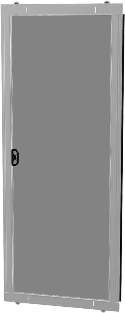 KD Mfit Sliding Screen Door Replacement, Ready-to-Assemble, Easy DIY, White, 48" - Char Fiber  Adjustable Patio Screen Door Kit for Openings 78 - 81 Tall  Fits 95% of Doors in U.S.