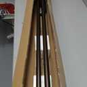 Decorative Window Curtain Rod 1-Inch Diameter with Modern Design Floral Carved Ball Finials, Drapery Curtain Pole Extends from 72 to 144 Inches,Floral Antique Bronze