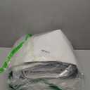 White Heavy Dut Waterproof Tarp 10' x 12', 10 Mil Thick, High Durability, Rip and Tear Resistant with Metal Grommets Every 20 Inches