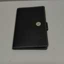 ALLIVE Passport Holder for Travel Family, Genuine Leather Passport Wallet with AirTag Slot, RFID Blocking Travel Document Organizer for Women & Men, Airport Essentials, Family Travel Gift (Black)