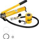 20T Mini Hydraulic Cylinder Jack, CP-180 Hydraulic Hand Pump, 2" Stroke for Hydraulic Pump, Hand Operated Pump for Industrial Engineering, Machinery Shipbuilding