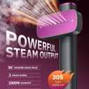 OGHom Steamer for Clothes, 110-240V Travel Steamer & Iron 2 in 1, 1000W Powerful Steam, Portable Handheld Garment Wrinkle Remover, 30s Fast Heat-Up with Dry & 2-Steam Control, for Global & Europe