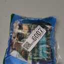 Komzon Silicone Air Fryer Liners Reusable 3 PCS, Airfryer Liners, Silicone Air Fryer Basket Liners Square, Food Grade AirFryer Accessories 4-7 QT, Ktchen Gadgets for Pot Oven Liner Baking Tray Pan (Black+Brown+Blue)