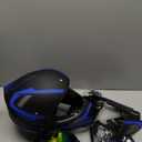 Youth Dirt Bike Helmet Set Includes Gloves, Goggles, Mask, Ideal Helmet for Kids 8-14, Premium Safety Gear for Dirt Bike Helmets Enthusiasts - DOT Approved (Dark Blue,XL)