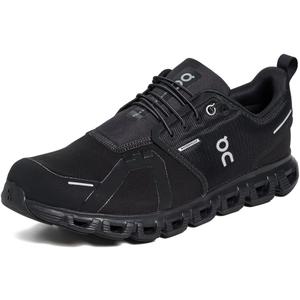 On Men's Cloud 6 WP Sneakers, Black/Black, 9.5 Medium US
