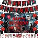 Horror Movie Birthday Decorations, Classic Movie Character Birthday Party Decorations , Horror Movie Halloween Decor, Horror Movie Party Supplies