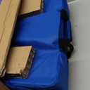 Mac Sports Heavy Duty Steel Frame Collapsible Folding 150 Pound Capacity Outdoor Camping Garden Utility Wagon Yard Cart, Blue