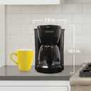 BLACK+DECKER 5-Cup Coffeemaker, DCM600B Black