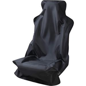 Magca Car Seat Cover Protector, Waterproof, Front Seat Cover for Universal Car Seat, Black, Pack of 1