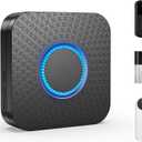 3 in 1 Wireless Doorbell Chime, Compatible with Ring & Blink & Google Nest Video Doorbell, Easy Plug & Play, 2.4G WiFi, 32 Chimes, LED Indicators, Works with Alexa, for Store/Home/Office