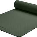 Retrospec Zuma Yoga Mat 6mm Thick Non-Slip TPE Exercise Mat | Cushioned Workout Mat for Yoga Pilates and Home Stretching | 72 x 24 with Carrying Strap