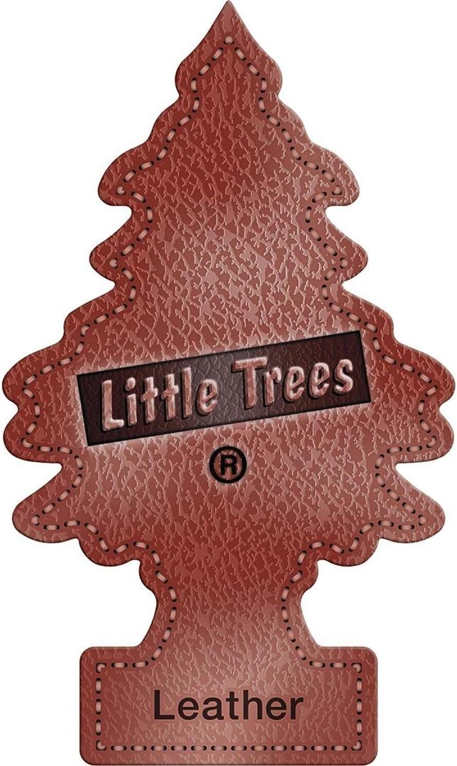 LITTLE TREES Car Freshner Leather 3 Pack