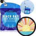 Sand Remover for Beach Cleaner Eraser for Family Wipe Off Mitt Duster Brush Vacation Trip Hawaii Honeymoon Essential Gift Costa Rica Must Haves Resort Rio de Janeiro Punta Cana Beach Towel Sunshine (1 Pack Sunshine)