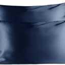 Yanibest Satin Pillowcase, King Size Pillow Cases Set of 2 - Silk Pillow Cases for Hair and Skin with Zipper, Silk Pillow Cases King for 20"x36", Exquisite Packaging for Women Men