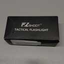 EZshoot 800 Lumens Pistol Light Laser Combo Rechargeable, Pistol Flashlight with Slidable Rail Compatible with Glock and Picatinny Rail, Gun Light with Red Laser Beam (Black)