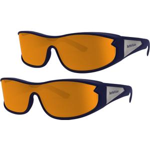 BattleVision Storm Wraparounds Bad Weather Driving Glasses, AS-SEEN-ON-TV, Fits Over Your Prescription Eyeglasses & Reading Glasses, See Clearer, Anti-Glare, Reduces Glare in Rain, Snow & More, Unisex