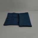 Phantoscope Pack of 2 Velvet Decorative Throw Decorative Pillow Cover Soft Solid Square Cushion Case for Couch Dark Blue 18 x 18 inches 45 x 45 cm