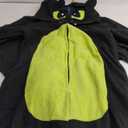 Laahoem Animal Black Dragon Pajamas Zipper Unisex Adult Hooded Men Women Jumpsuit Costume Cosplay Sleepwear (Medium)