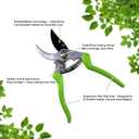 2 Pack Garden Pruning Shears  Heavy Duty Pruning Shears & Loppers for Tree Trimming, Gardening Tools Set