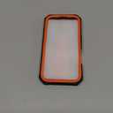 FNTCASE for iPhone 17 Phone Case: Military Grade Drop Proof Protection Mobile Cover with Kickstand | Matte Textured Rugged Shockproof TPU | Protective Sturdy Phone Case - 6.3 inch Orange