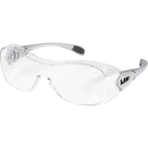 MCR Safety Glasses OG110AF Law Over The Glass Safety Dialectric Glasses, Polycarbonate Clear Lens with UV Protection, Scratch Resistant and Anti-Fog Coating , 1 Pair (One Size)