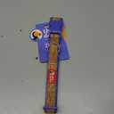 The Dodo Cork Dog Collar, Stripe, Size Large; Cork Material Collar for Dogs, Everyday Pet Apparel; Adjustable Snap Together, Pinch Release Buckle Collar (Blue)