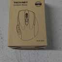 TECKNET Wireless Mouse, 2.4G Ergonomic Optical Mouse, Computer Mouse for Laptop, PC, Computer, Chromebook, Notebook, 6 Buttons, 24 Months Battery Life, 2600 DPI, 5 Adjustment Levels, for Small Hand (Black)