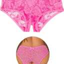 Avidlove Women Lace Panties Floral Lace Briefs Sexy Hollow Out Underwear Crisscross Strappy Boyshorts