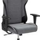 RESPAWN 110 Fabric Gaming Chair Ergonomic Racing Style High Back PC Computer Desk Office Chair - 360 Swivel, Integrated Headrest, 135 Degree Recline Adjustable Tilt Tension Angle Lock - 2023 Grey
