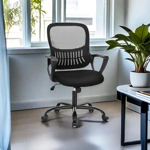 GlasFlength Ergonomic Office Chair, Drafting Standing Desk w/Mid-Back Mesh Adjustable footrest Ring Computer Chairs for Bar, Lab, Work, Pink/Fixed Handrail