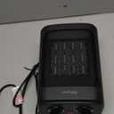 Space Heater, 1500W Electric Heaters Indoor Portable with Thermostat, PTC Fast Heating Ceramic Room Small Heater with Heating and Fan Modes for Bedroom, Office and Indoor Use