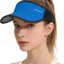 Acozycoo Sports Sun Visors for Women Men, Hard Brim UV Protection Visor Hat, Cooling Cap for Golf Tennis Running