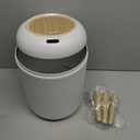 URALFA Motion Sensor Trash Can with Lid, 3 Gallon / 11 L Automatic Bathroom Trash Can, Touchless Trash Bin, Smart Plastic Garbage Can with Removable Legs for Bathroom, Bedroom, Kitchen, Office, White