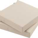 AAAAAcessories Outdoor Seat Cushions for Chairs, Waterproof, Fade-Resistant Patio Furniture Replacement Cushions, 21" x 21" x 4", Set of 2, Beige