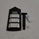 Solar Lights Outdoor Waterproof, 6500K Solar Street Lights Outdoor, LED Solar Flood Lights Dusk to Dawn with Motion Sensor and Remote, Solar Security Lights for Parking Lot, Yard (1 Pack)