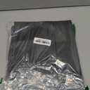 Trading Card Binder Sleeves, Baseball Holder Fit for Standard Size Sport Cards, 3 Ring Binder (Black) (100PCS)