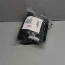 Travel Pillows for Airplanes, Airplane Pillow with 3D Sleep Eye Mask, 360 Head Support, Stop Bobblehead Plane Travel Essentials, Adjustable Airplane Head Strap for Budget Airlines, Black